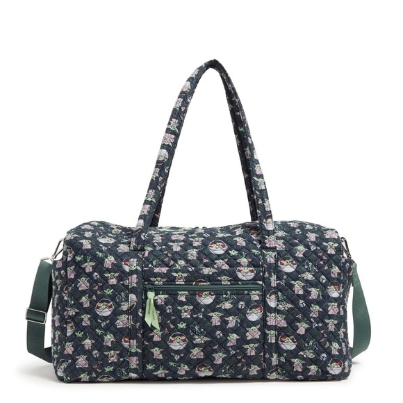 Vera Bradley Handbags - Vera Bradley Star Wars Mandalorian GROGU Medallion Large Travel Duffel NWT.